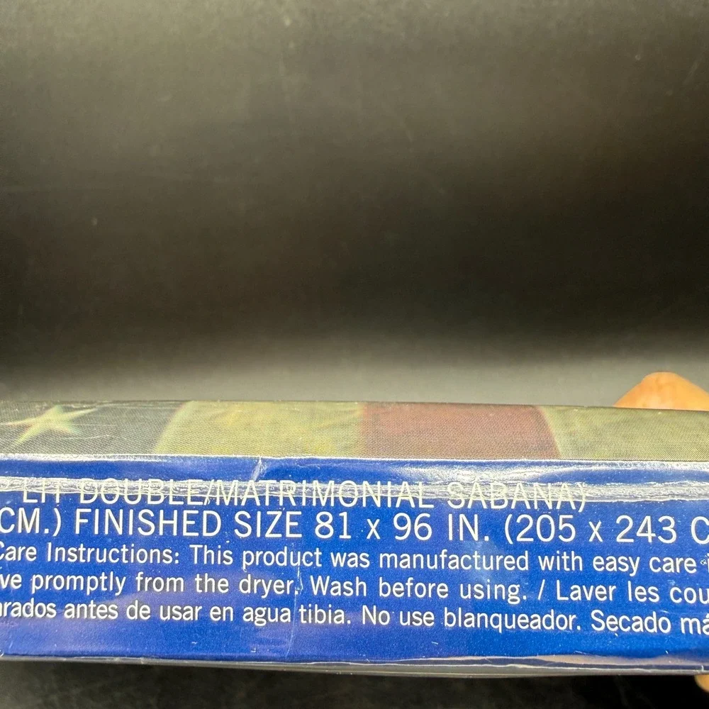 Vtg NIP NEW Ralph Lauren Brooke Floral Flat Sheet Full Yellow Cotton Cottage - Picture 3 of 6